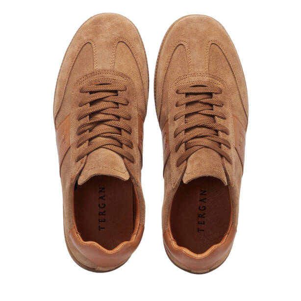 Taba Hakiki Süet Deri Erkek Sneaker - E25I1AY57273-K59 - 5