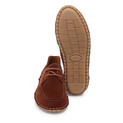  Taba Süet Deri Kadın Casual Ayakkabı - K25I1AY68011-K59 - 4