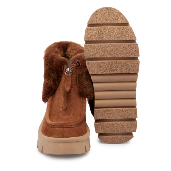 Taba Süet Deri Kadın Casual Bot - K24K1BT67522-K59 - 4