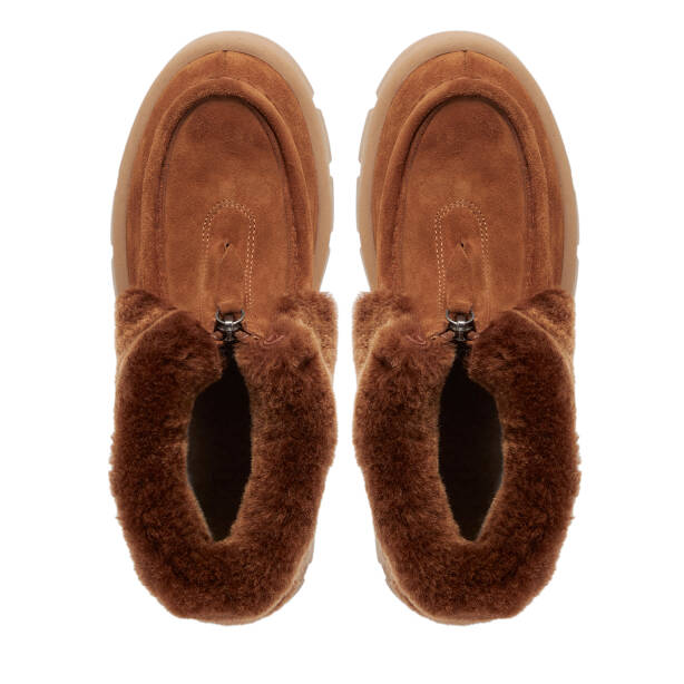 Taba Süet Deri Kadın Casual Bot - K24K1BT67522-K59 - 5