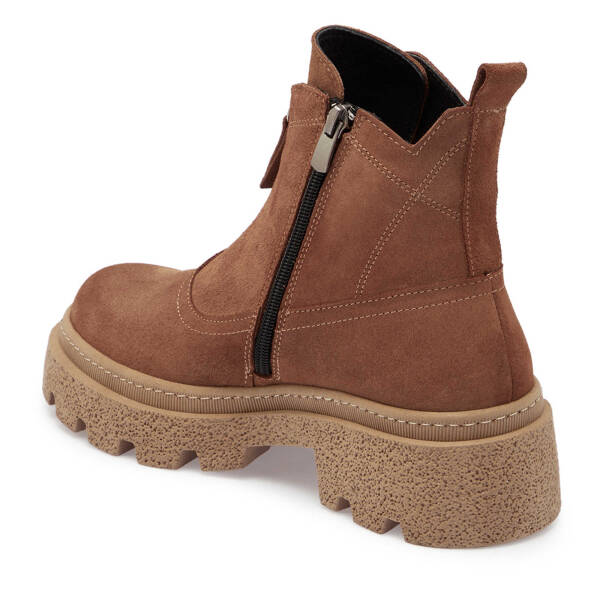 Taba Süet Deri Kadın Casual Bot - K24K1BT67556-K59 - 2