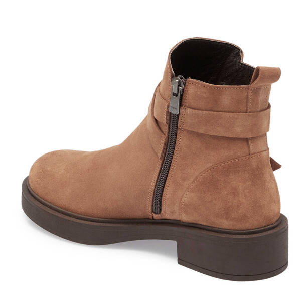 Taba Süet Deri Kadın Casual Bot - K24K1BT67564-K59 - 2