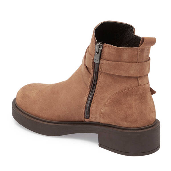Taba Süet Deri Kadın Casual Bot - K24K1BT67564-K59 - 2
