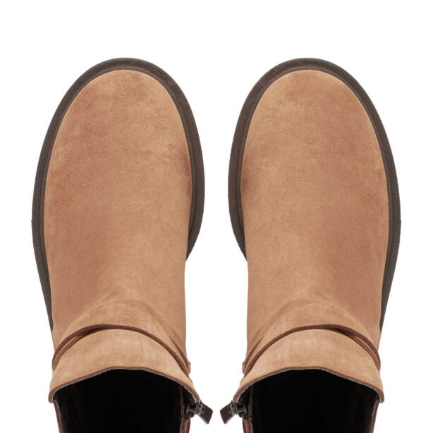 Taba Süet Deri Kadın Casual Bot - K24K1BT67564-K59 - 5