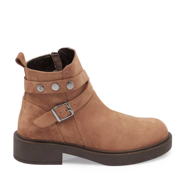 Taba Hakiki Süet Deri Kadın Casual Bot - K24K1BT67564-K59 - 1