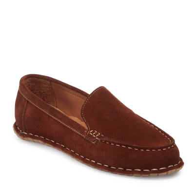  Taba Süet Deri Kadın Loafer - K25I1AY68010-K59 - 1