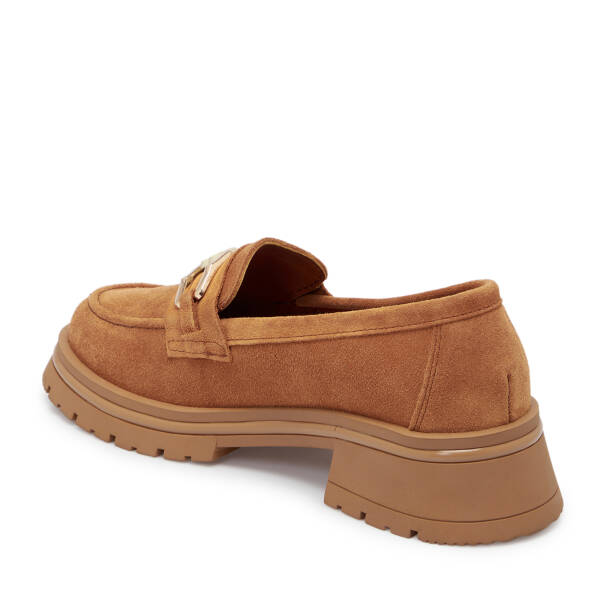 Taba Süet Deri Kadın Loafer - K25S1AY68166-K59 - 2