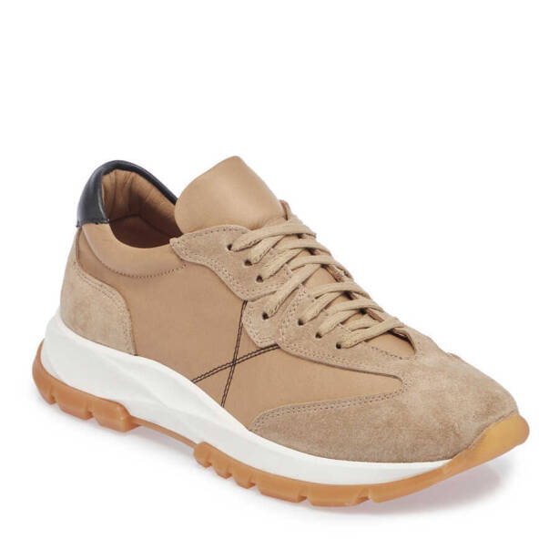 Taba Hakiki Süet Deri Kadın Sneaker - K23S1AY66944-W33 - 2