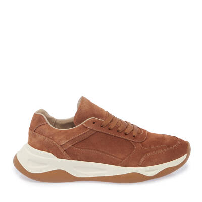 Taba Süet Deri Kadın Sneaker - K24I1AY67498-K59 - 3