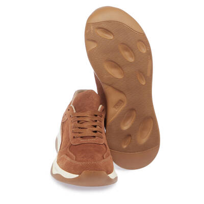 Taba Süet Deri Kadın Sneaker - K24I1AY67498-K59 - 4