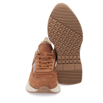 Taba Süet Deri Kadın Sneaker - K24I1AY67499-K59 - 4