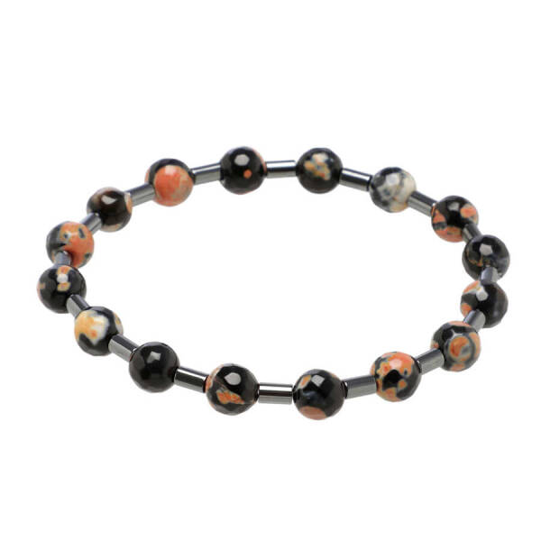 Turuncu Akik Erkek Bileklik - E1BLK0410248-I72 - 1