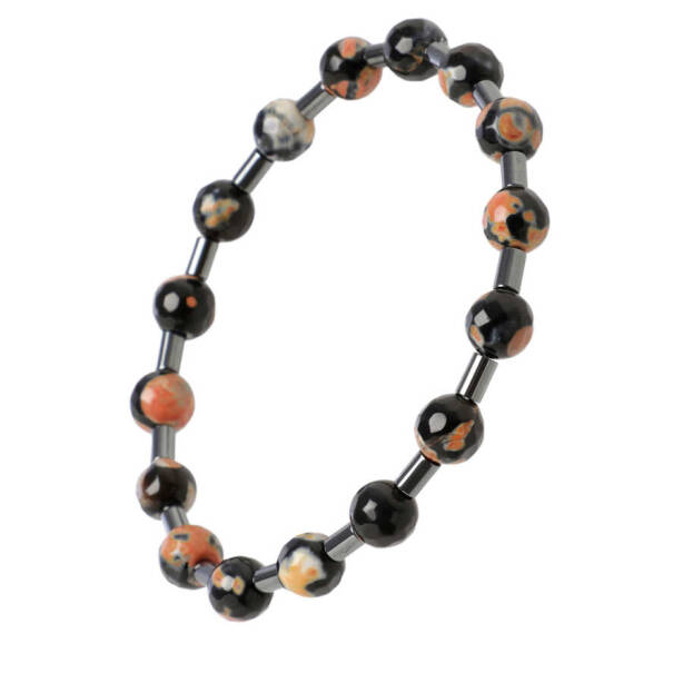 Turuncu Akik Erkek Bileklik - E1BLK0410248-I72 - 2