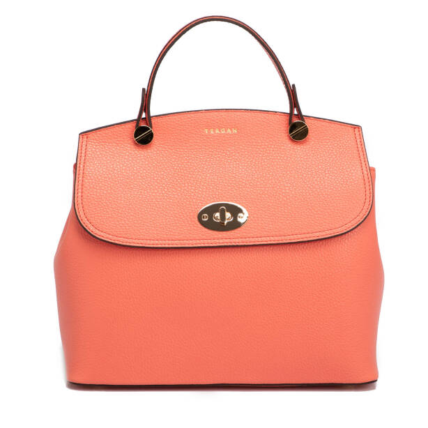 Turuncu Hakiki Deri Kadın Çapraz Askılı Çanta - S25Y1BC79121-S2A - 1