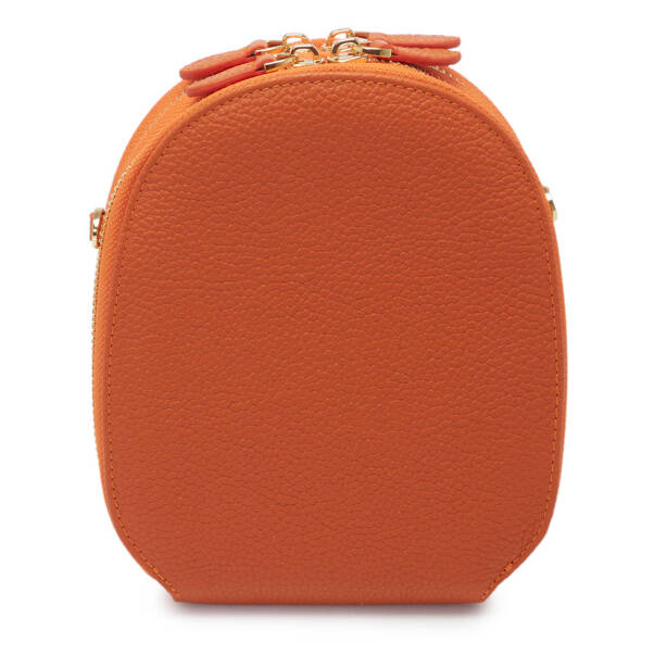 Turuncu Deri Kadın Çapraz Askılı Çanta - S25Y1BC80430-J35 - 3