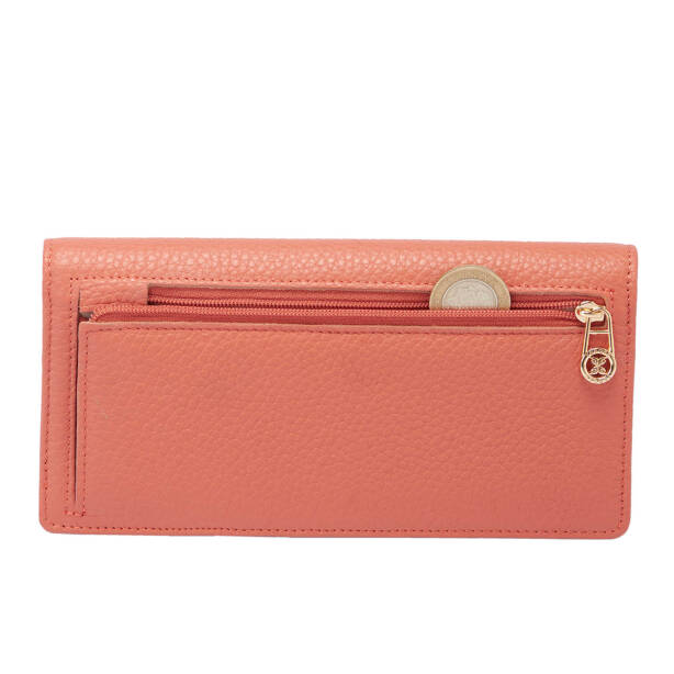 Turuncu Hakiki Deri Kadın Cüzdan - S1CB00005685-D0J - 5