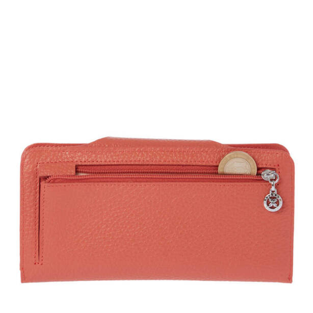 Turuncu Hakiki Deri Kadın Cüzdan - S1CB00005767-D1N - 4