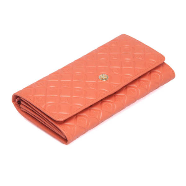 Turuncu Hakiki Deri Kadın Cüzdan - S1CB00005783-I5A - 1