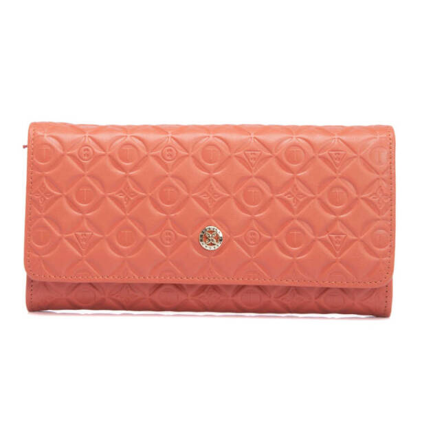 Turuncu Hakiki Deri Kadın Cüzdan - S1CB00005783-I5A - 2