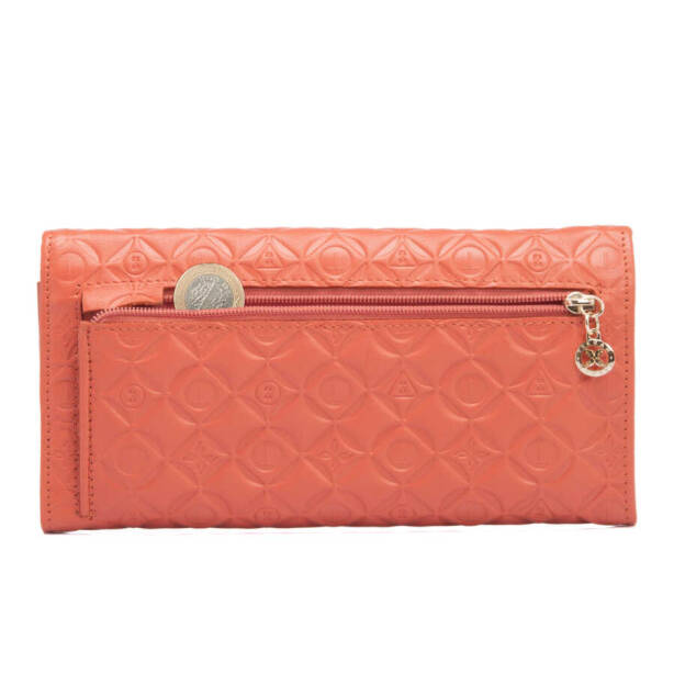 Turuncu Hakiki Deri Kadın Cüzdan - S1CB00005783-I5A - 3