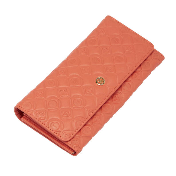 Turuncu Hakiki Deri Kadın Cüzdan - S1CB00005783-M2G 