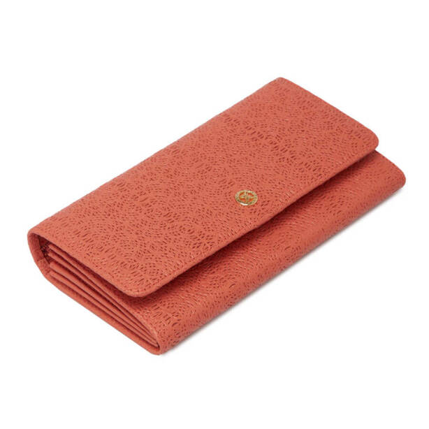 Turuncu Hakiki Deri Kadın Cüzdan - S1CB00005787-S2A 