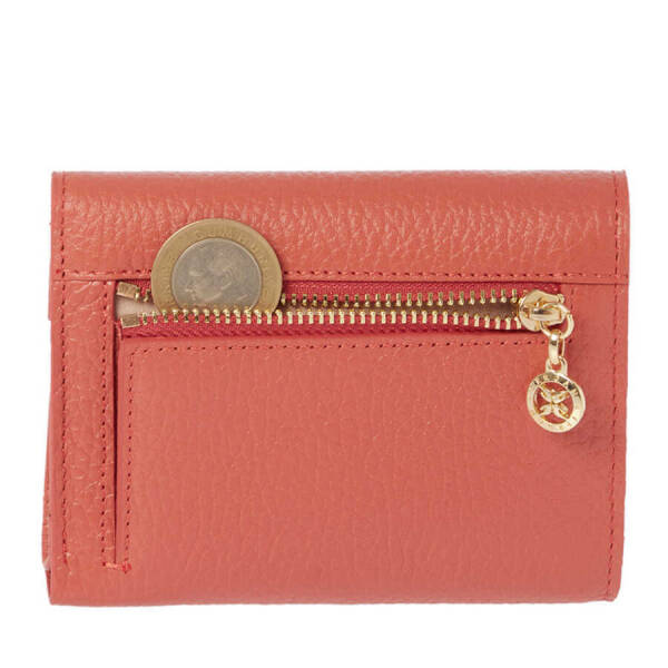Turuncu Hakiki Deri Kadın Cüzdan - S1CB00005809-S2A - 4