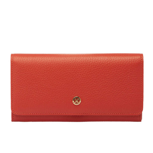 Turuncu Deri Kadın Cüzdan - S1CB00005818-V9G - 2