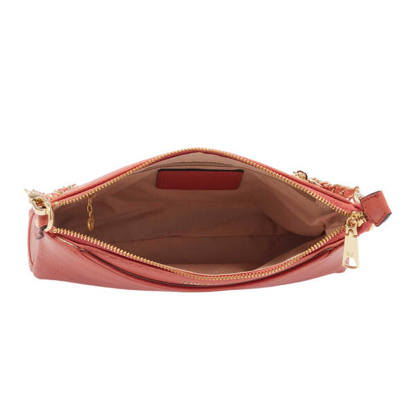 Turuncu Hakiki Deri Kadın Omuz Çantası - S25K1BC79149-S2A - 4