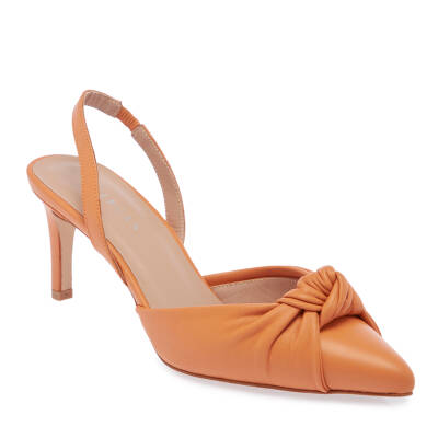  Turuncu Deri Kadın Stiletto - K24I1AY67169-T6S 