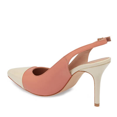 Turuncu Deri Kadın Stiletto - K24I1AY67374-T6T - 2