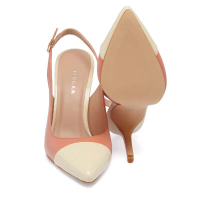  Turuncu Deri Kadın Stiletto - K24I1AY67374-T6T - 4