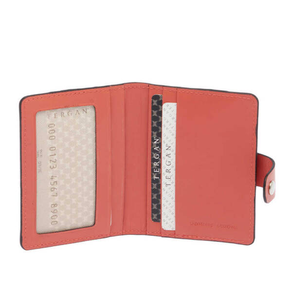 Turuncu Hakiki Deri Unisex Kredi Kartlık - S1KK00001653-J1G - 2