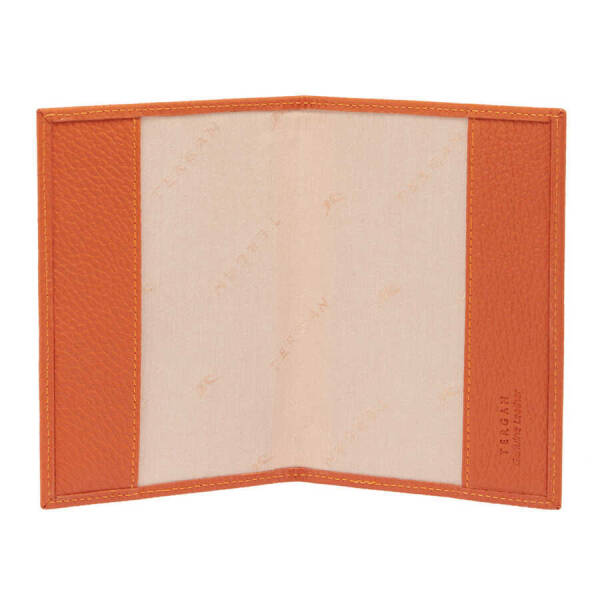Turuncu Deri Unisex Pasaportluk - S1PS00001200-J35 - 2