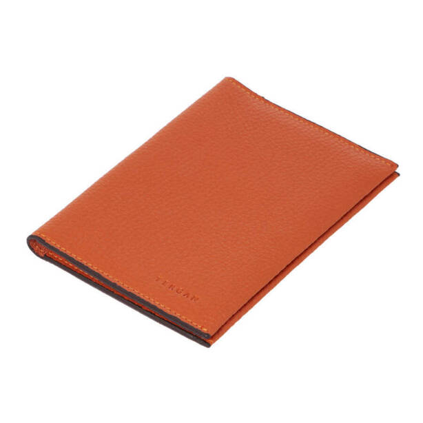 Turuncu Hakiki Deri Unisex Pasaportluk - S1PS00001657-J35 