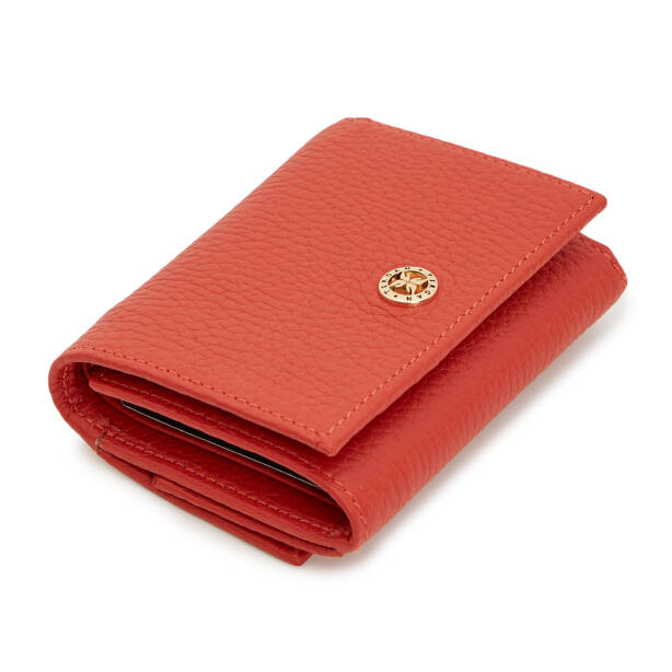 Turuncu Hakiki Deri Kadın Cüzdan - S1CB00005819-V9G 