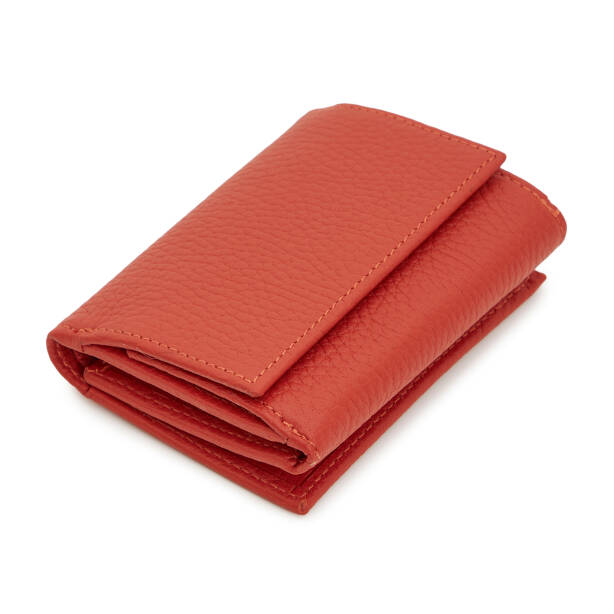 Turuncu Hakiki Deri Kadın Cüzdan - S1CB00005819-V9G - 3