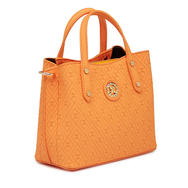 Turuncu Print Kadın Çapraz Askılı Çanta - S1WPR0000806-V3F - 2