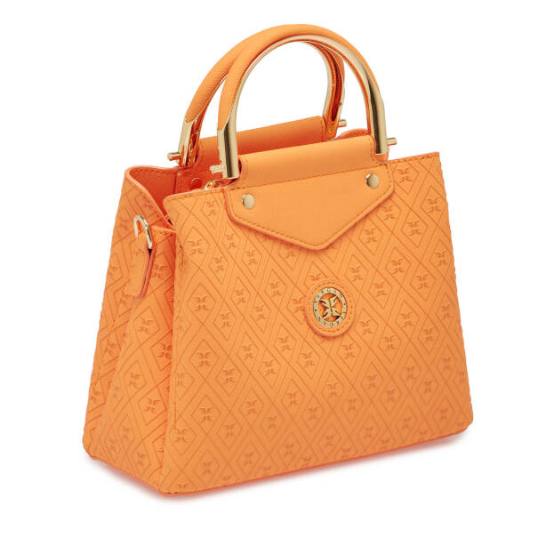 Turuncu Print Kadın Çapraz Askılı Çanta - S25Y1PR09177-V3F - 2