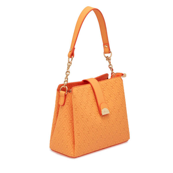 Turuncu Print Kadın Omuz Çantası - S25Y1PR09178-V3F - 2