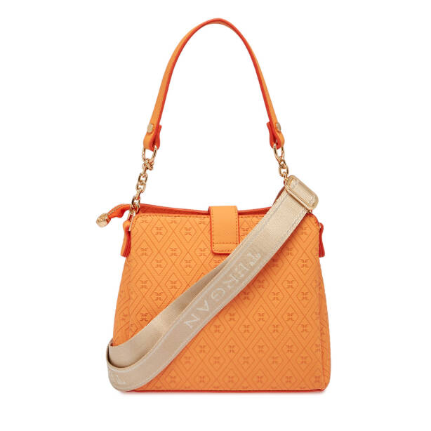 Turuncu Print Kadın Omuz Çantası - S25Y1PR09178-V3F - 3