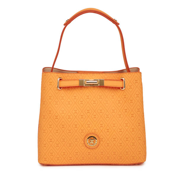 Turuncu Print Kadın Omuz Çantası - S26Y1PR09192-V3F 