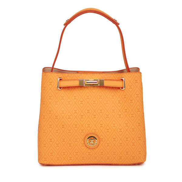 Turuncu Print Kadın Omuz Çantası - S26Y1PR09192-V3F - 1