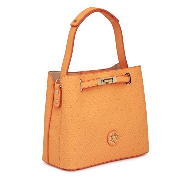 Turuncu Print Kadın Omuz Çantası - S26Y1PR09192-V3F - 2