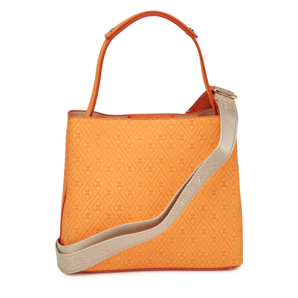Turuncu Print Kadın Omuz Çantası - S26Y1PR09192-V3F - 3