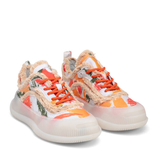 Turuncu Tekstil Kadın Sneaker - K25I1AY67896-I9L - 2