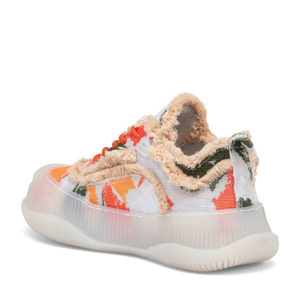 Turuncu Tekstil Kadın Sneaker - K25I1AY67896-I9L - 4
