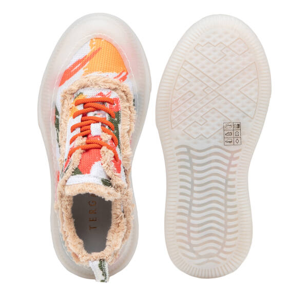 Turuncu Tekstil Kadın Sneaker - K25I1AY67896-I9L - 6