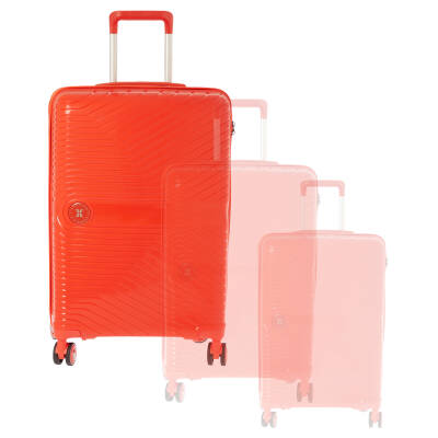 Turuncu Unisex Büyük Boy Valiz - S1SC00047428-I72 - 6