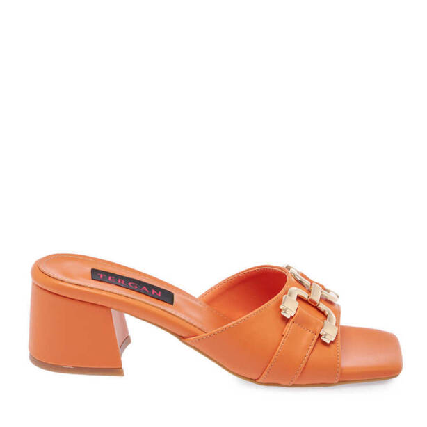 Turuncu Vegan Kadın Terlik - K24Y1TR67445-Q6L - 3